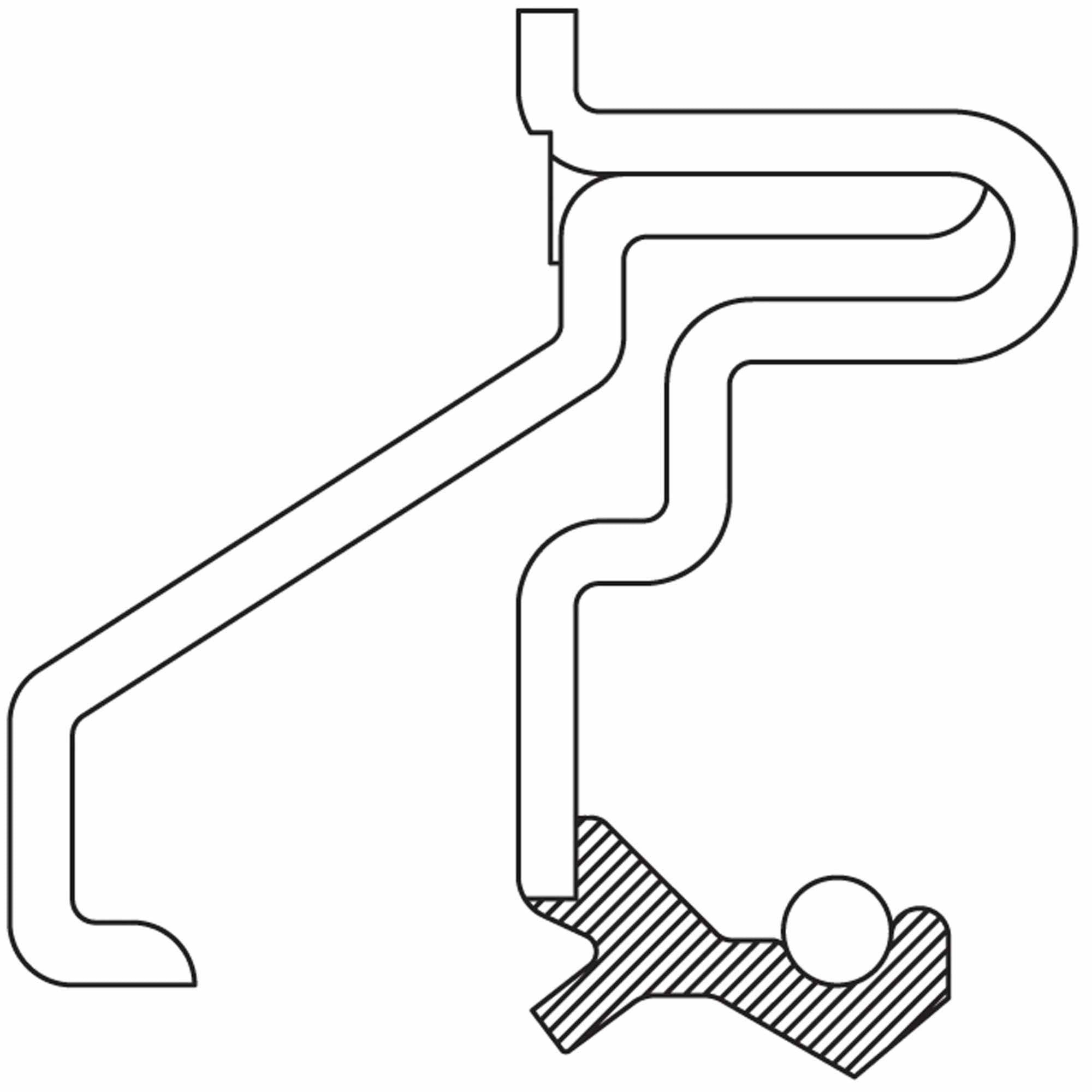 National Automatic Transmission Output Shaft Seal 710540