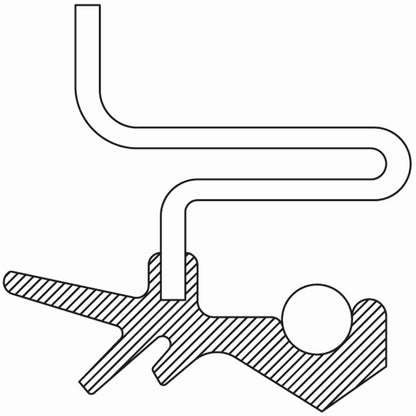 National Transfer Case Output Shaft Seal 710683