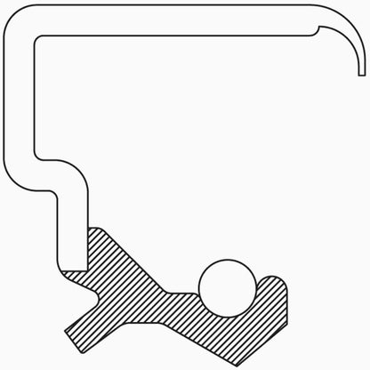 National Transfer Case Input Shaft Seal 710684