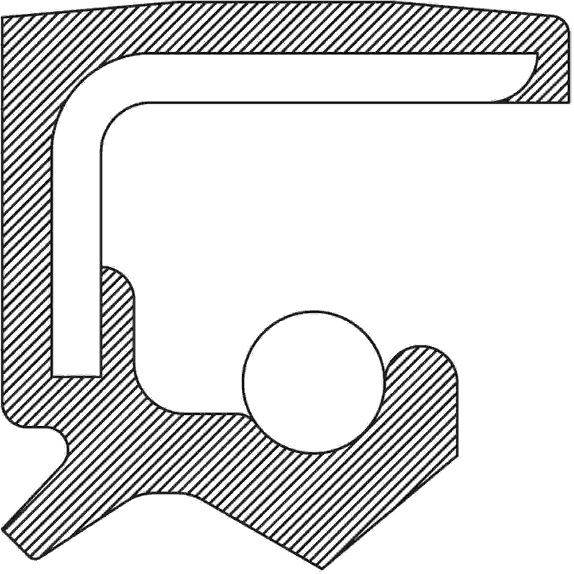 National Axle Output Shaft Seal 711049