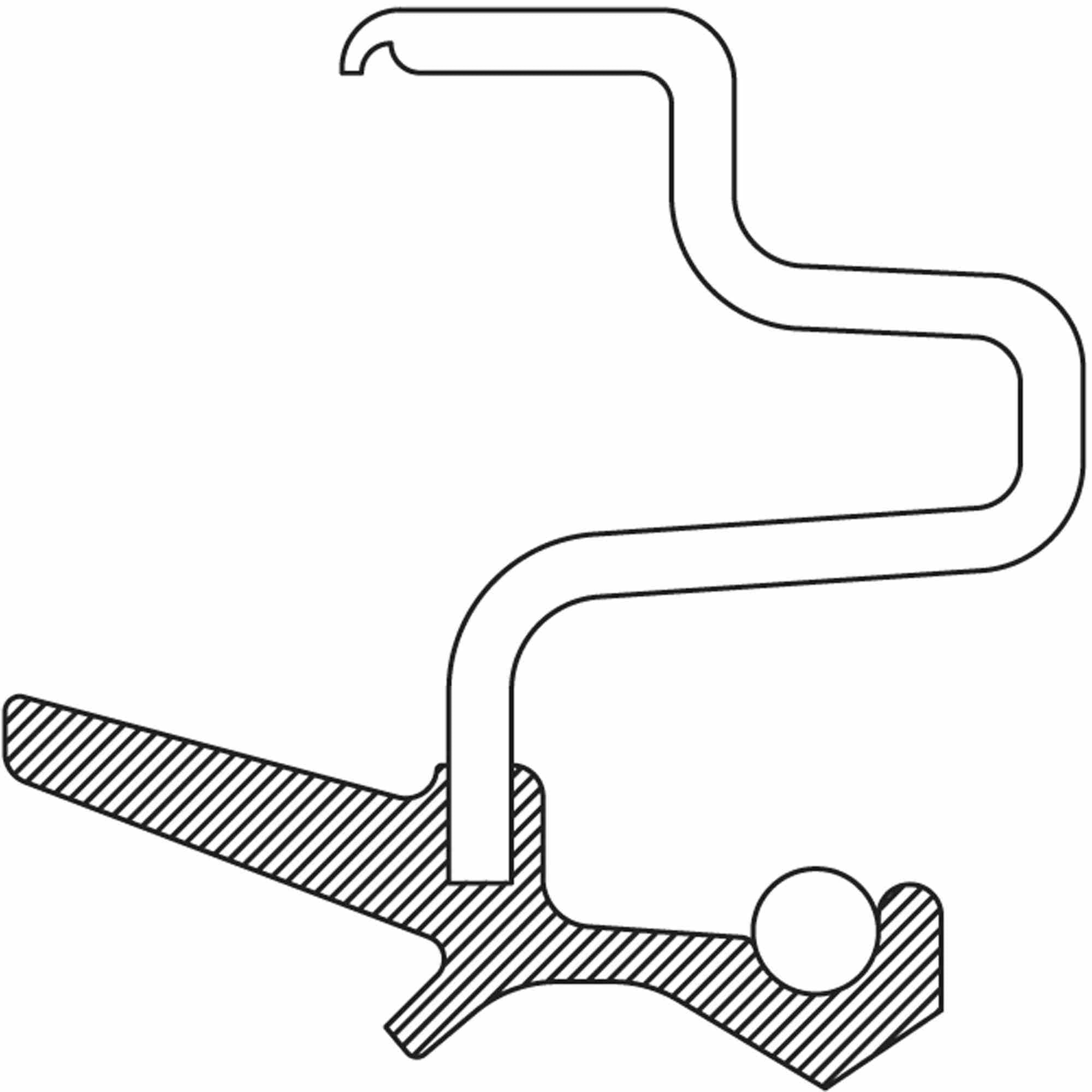 National Drive Axle Shaft Seal 711054