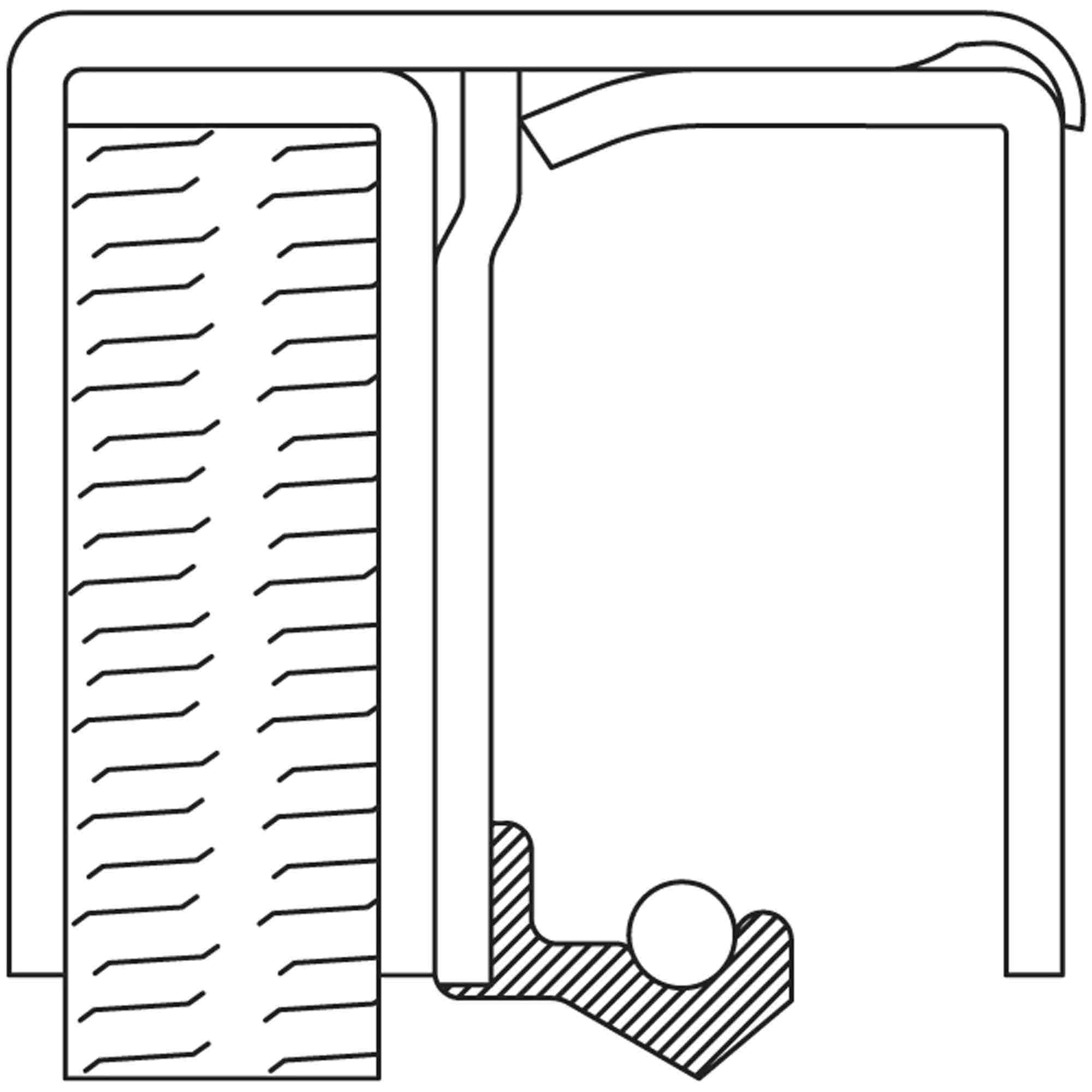 National Differential Pinion Seal 7457N