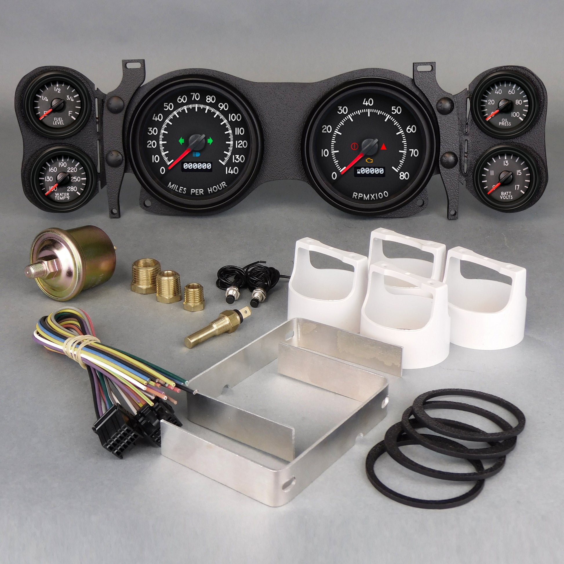 New Vintage USA Gauge Kit Camaro 70-78 Aviator Gauge Kits Analog Gauge Kits main image