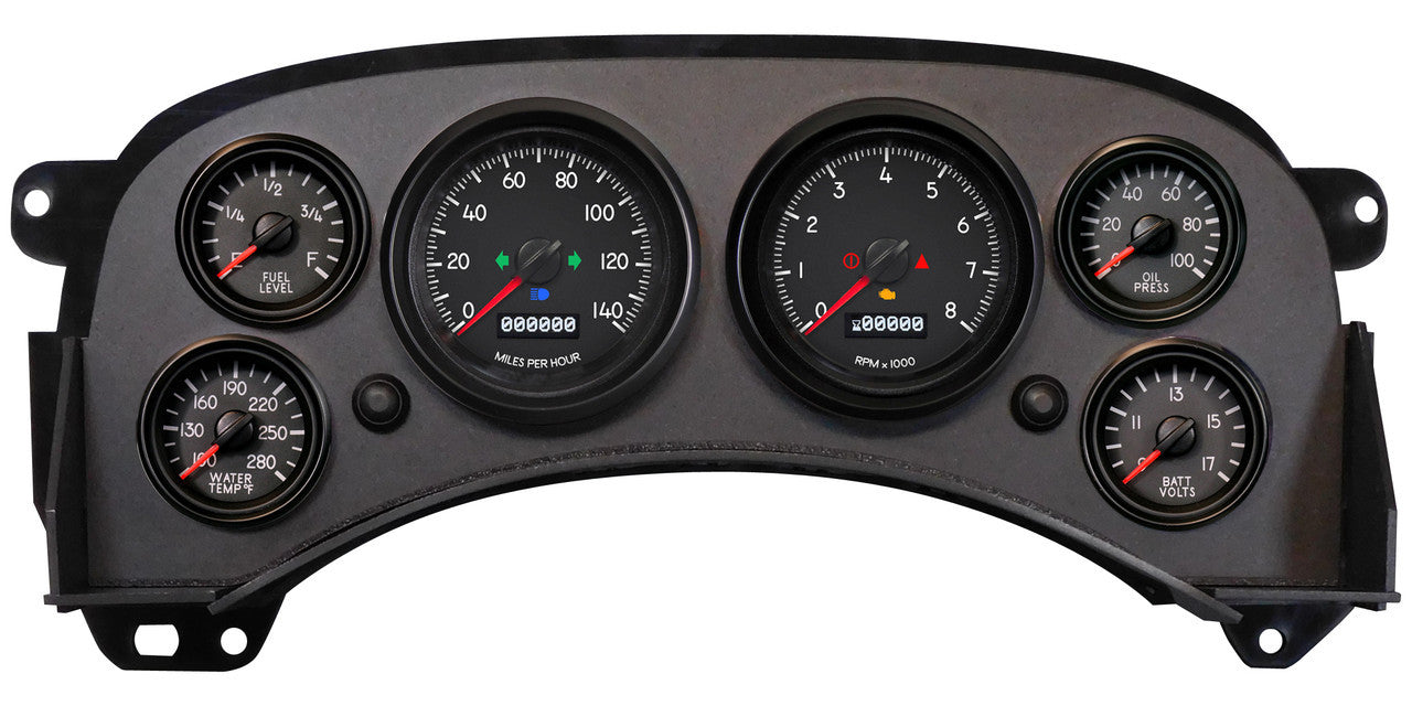 NEW VINTAGE USA Gauge Kit GM Truck 99-06 Aviator Gauges and Accessories Gauge Kits main image