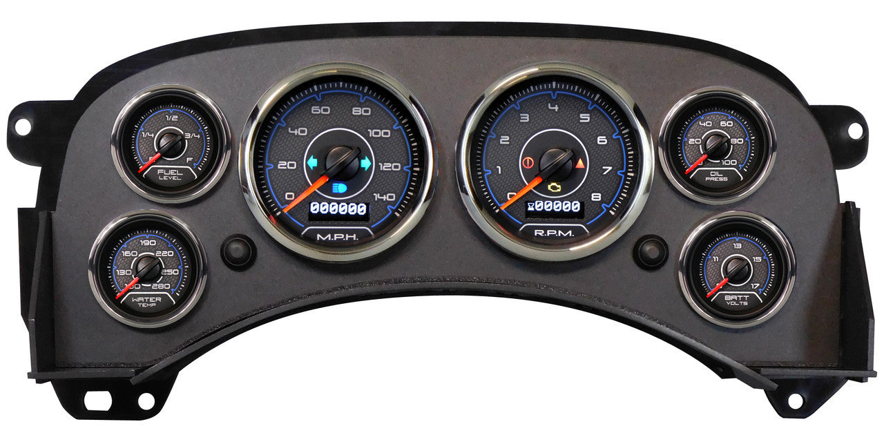 NEW VINTAGE USA Gauge Kit GM Truck 99-06 CFR Blue Gauges and Accessories Gauge Kits main image