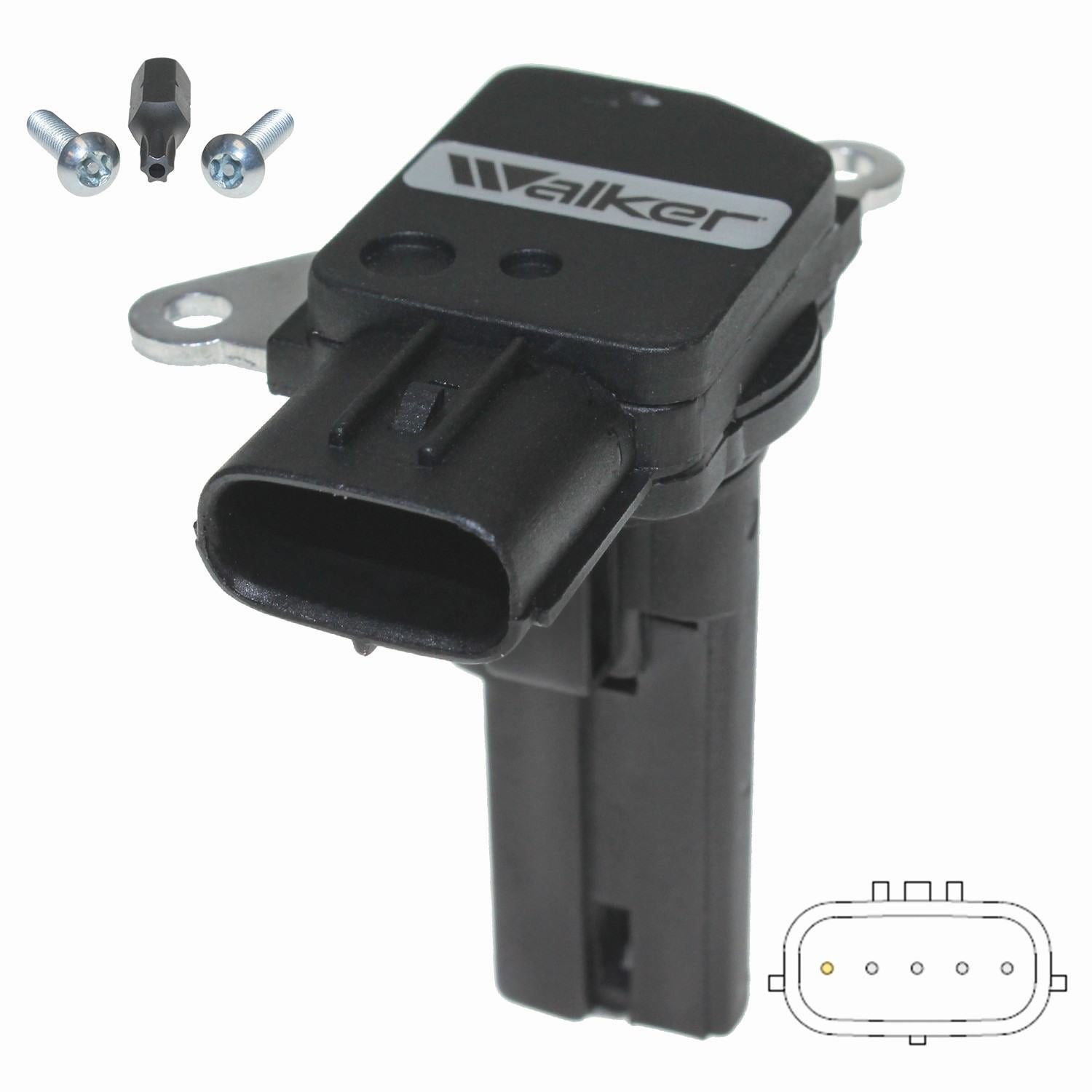 Walker Products Mass Air Flow Sensor 245-1244