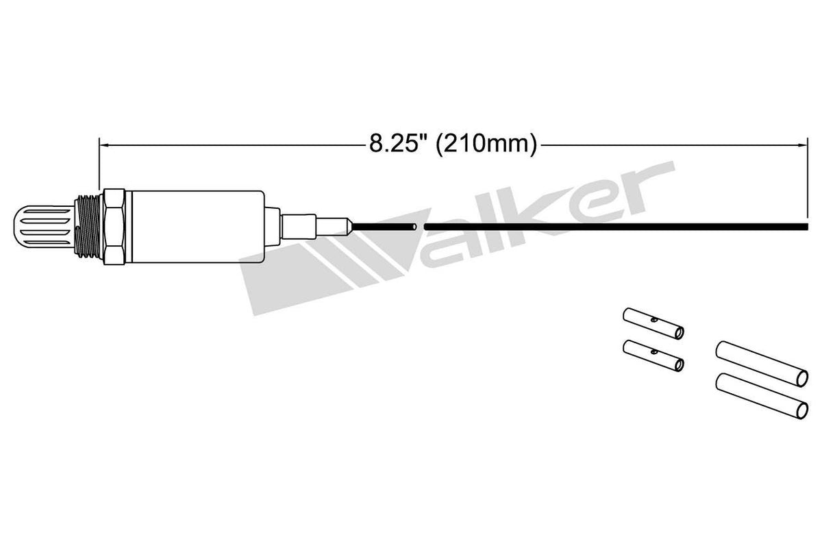 Walker Products Walker Products 250-21000 Oxygen Sensor 1-W Universal 250-21000