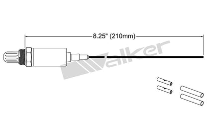 Walker Products Walker Products 250-21000 Oxygen Sensor 1-W Universal 250-21000