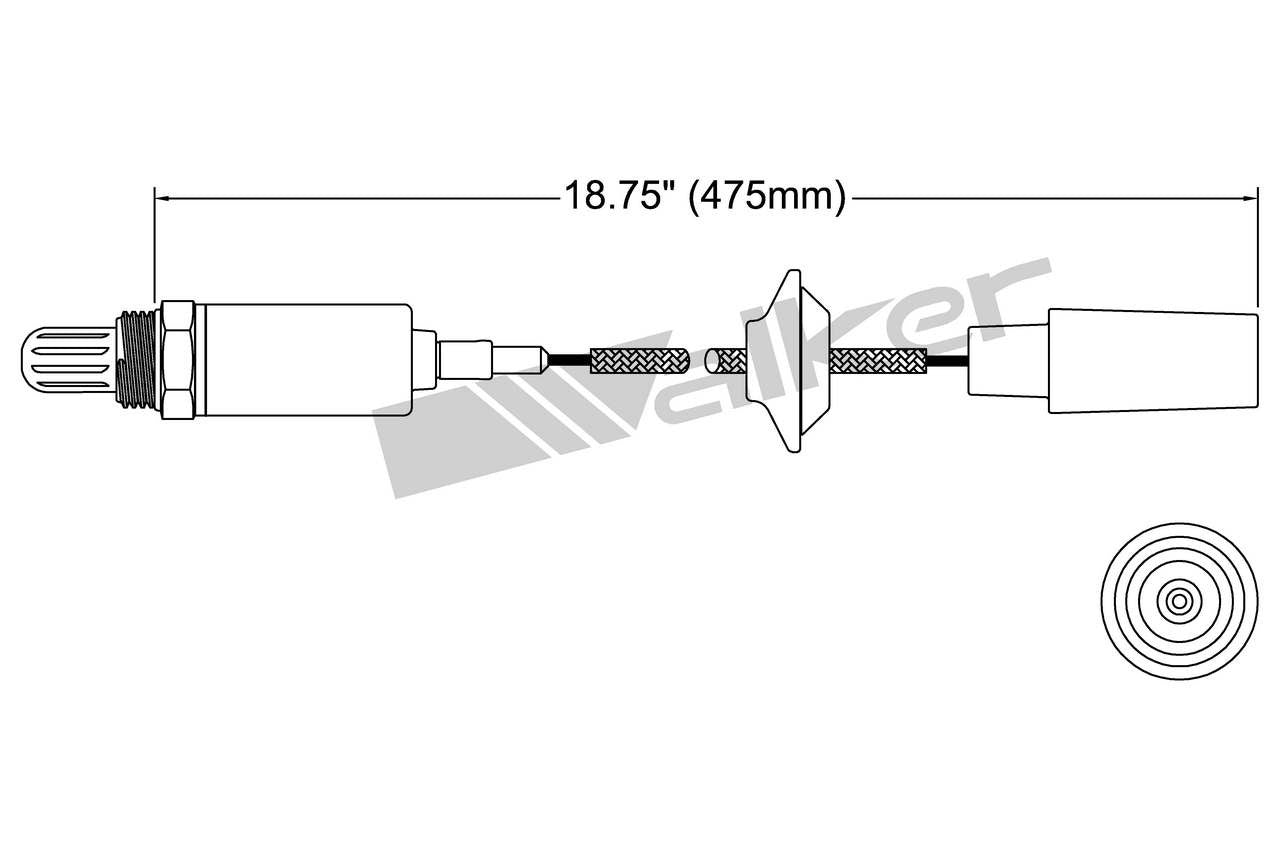 Walker Products Oxygen Sensor 250-21023