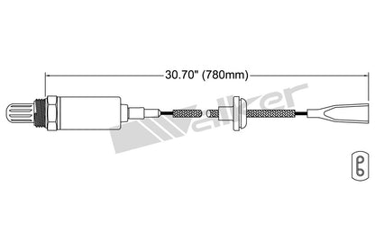 Walker Products Walker Products 250-21027 Oxygen Sensor 1-W Direct Fit 250-21027