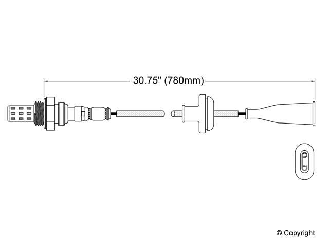 Walker Products Walker Products 250-21027 Oxygen Sensor 1-W Direct Fit 250-21027