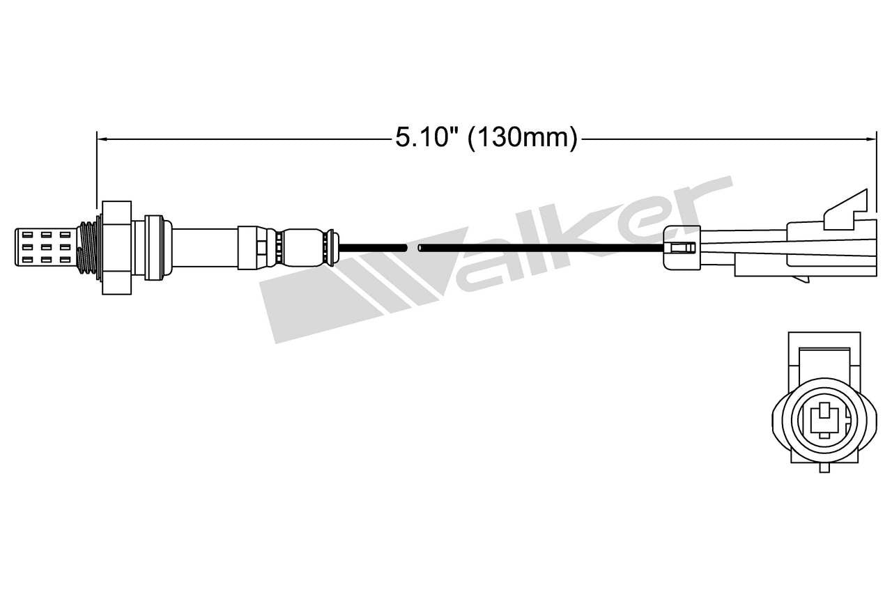 Walker Products Walker Products 250-21029 Oxygen Sensor 1-W Direct Fit 250-21029