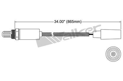 Walker Products Walker Products 250-21036 Oxygen Sensor 1-W Direct Fit 250-21036