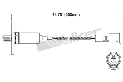 Walker Products Walker Products 250-21051 Oxygen Sensor 1-W Direct Fit W/Flange 250-21051