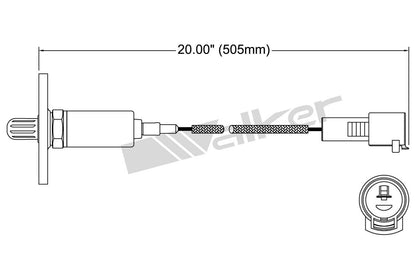 Walker Products Walker Products 250-21056 Oxygen Sensor 1-W Direct Fit W/Flange 250-21056