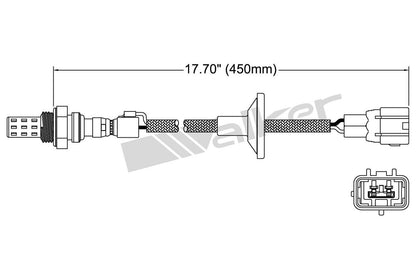 Walker Products Walker Products 250-22011 Oxygen Sensor 2-W Direct Fit 250-22011
