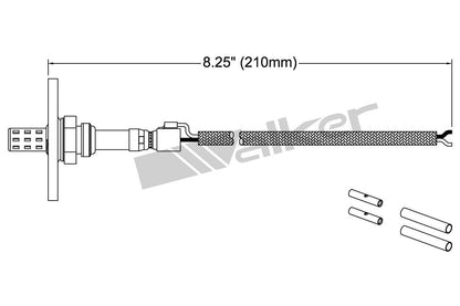 Walker Products Walker Products 250-22050 Oxygen Sensor 2-W Universal W/Flange 250-22050