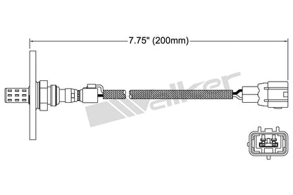 Walker Products Walker Products 250-22051 Oxygen Sensor 2-W Direct Fit W/Flange 250-22051