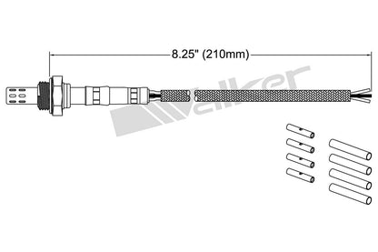 Walker Products Walker Products 250-23000 Oxygen Sensor 3-W Universal 250-23000
