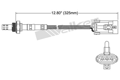 Walker Products Walker Products 250-23011 Oxygen Sensor 3-W Direct Fit 250-23011