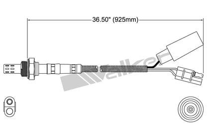 Walker Products Walker Products 250-23025 Oxygen Sensor 3-W Direct Fit 250-23025