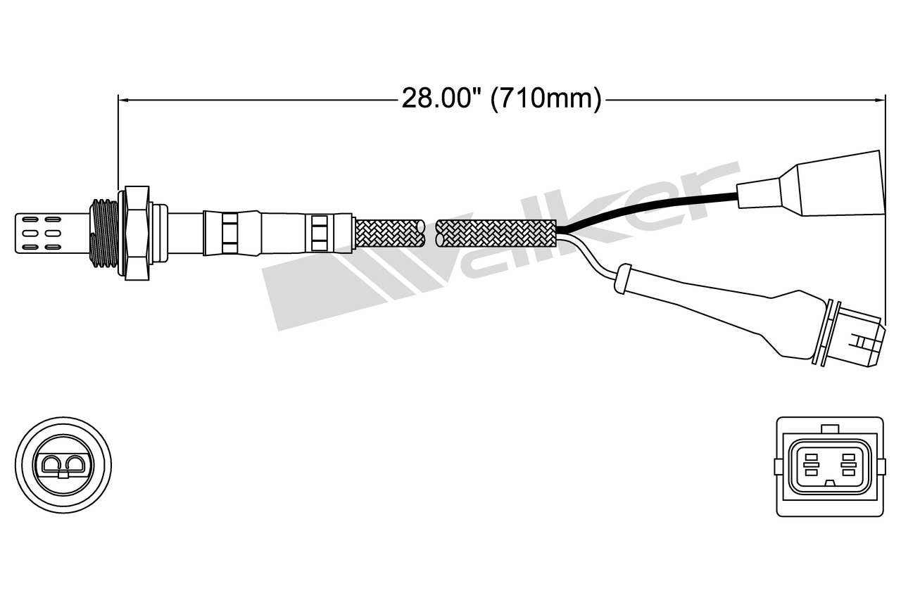 Walker Products Oxygen Sensor 250-23028