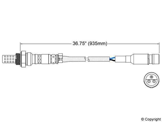 Walker Products Walker Products 250-23029 Oxygen Sensor 3-W Direct Fit 250-23029
