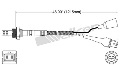 Walker Products Oxygen Sensor 250-23048