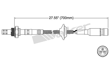 Walker Products Walker Products 250-23060 Oxygen Sensor 3-W Direct Fit 250-23060