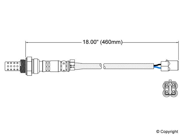 Walker Products Walker Products 250-23083 Oxygen Sensor 3-W Direct Fit 250-23083