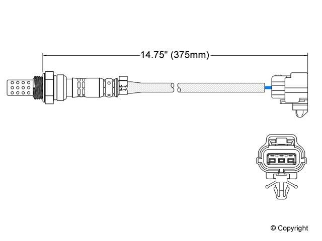Walker Products Oxygen Sensor 250-23085