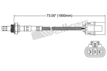 Walker Products Walker Products 250-23093 Oxygen Sensor 3-W Direct Fit 250-23093