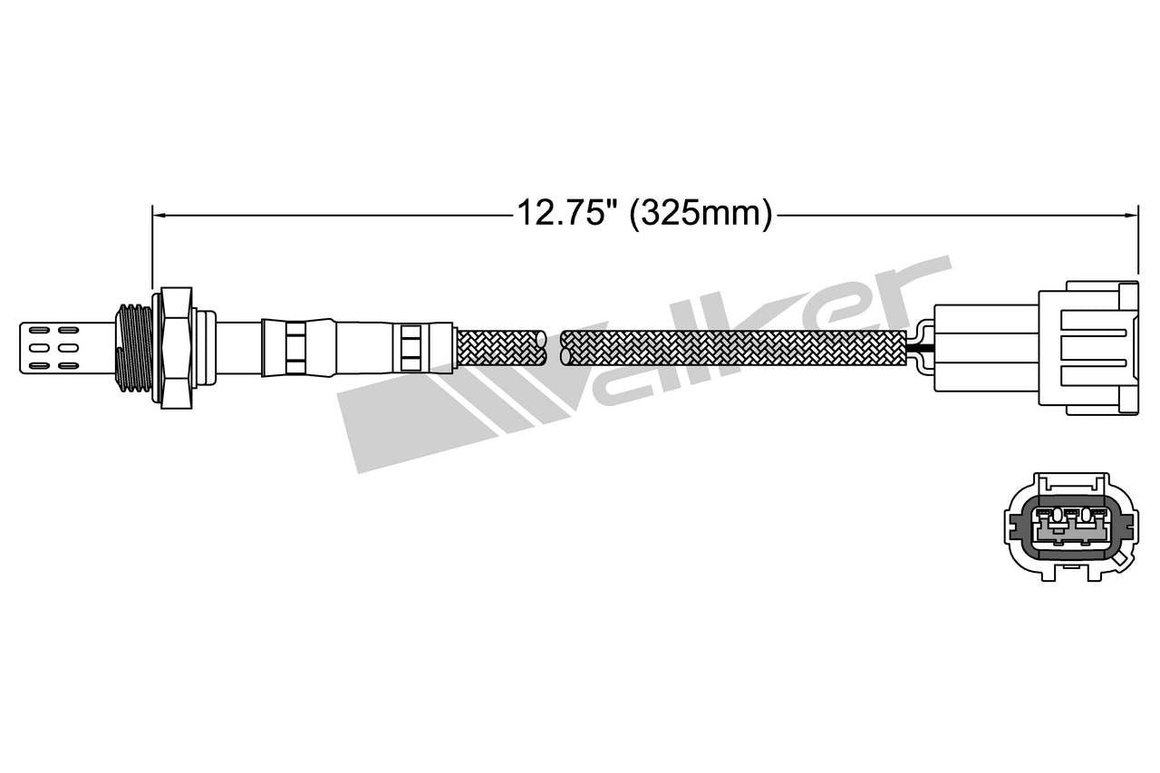 Walker Products Walker Products 250-23156 Oxygen Sensor 3-W Direct Fit 250-23156