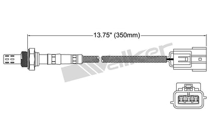 Walker Products Walker Products 250-23159 Oxygen Sensor 3-W Direct Fit 250-23159