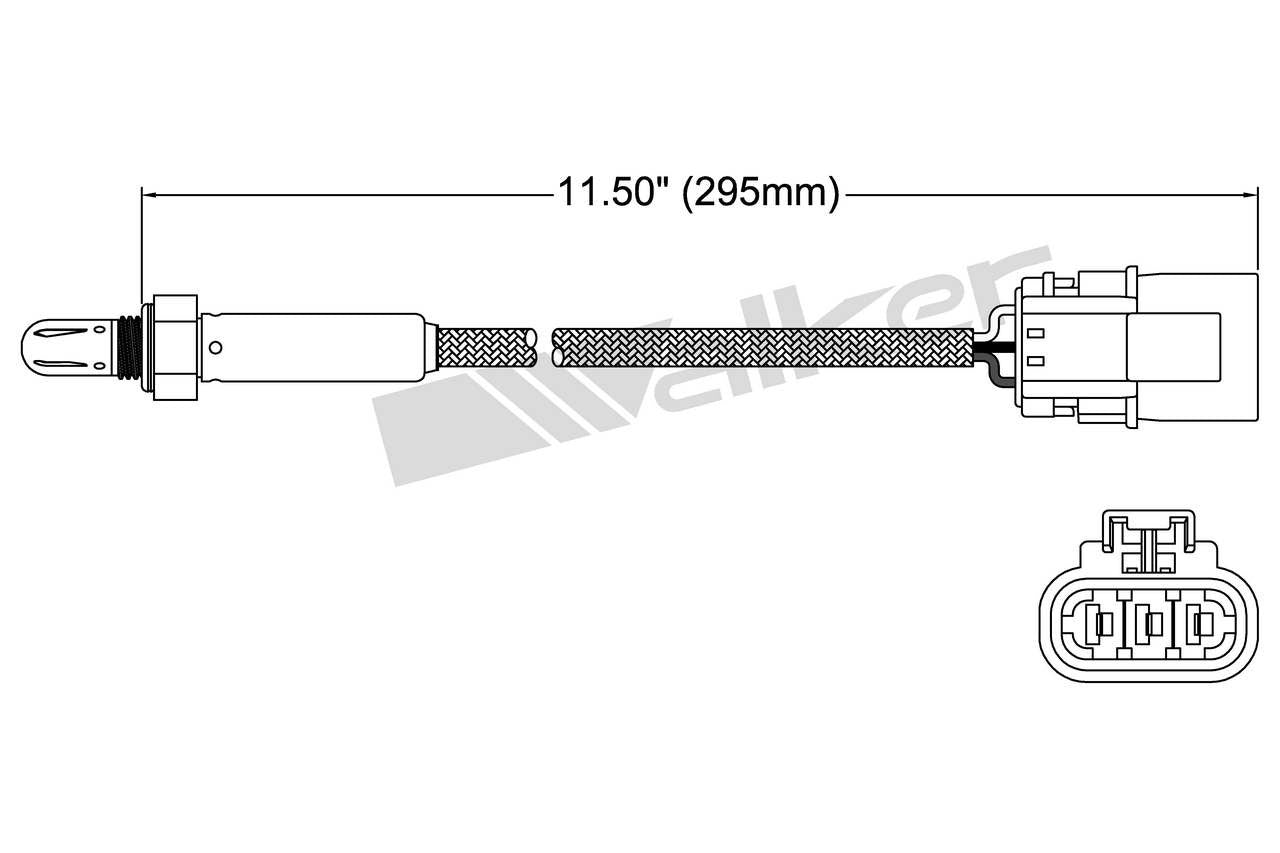 Walker Products Walker Products 250-23523 Oxygen Sensor 3-W Titania 250-23523