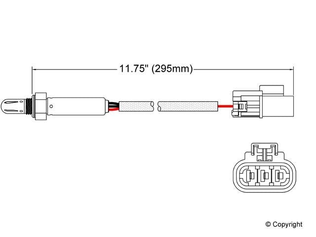Walker Products Walker Products 250-23523 Oxygen Sensor 3-W Titania 250-23523