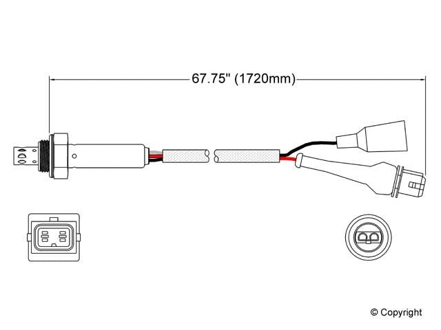 Walker Products Walker Products 250-23811 Oxygen Sensor 3-W Titania 250-23811