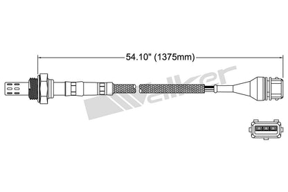 Walker Products Walker Products 250-23827 Oxygen Sensor 3-W Direct Fit 250-23827