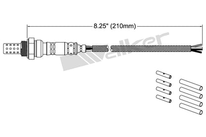 Walker Products Walker Products 250-24000 Oxygen Sensor 4-W Universal 250-24000