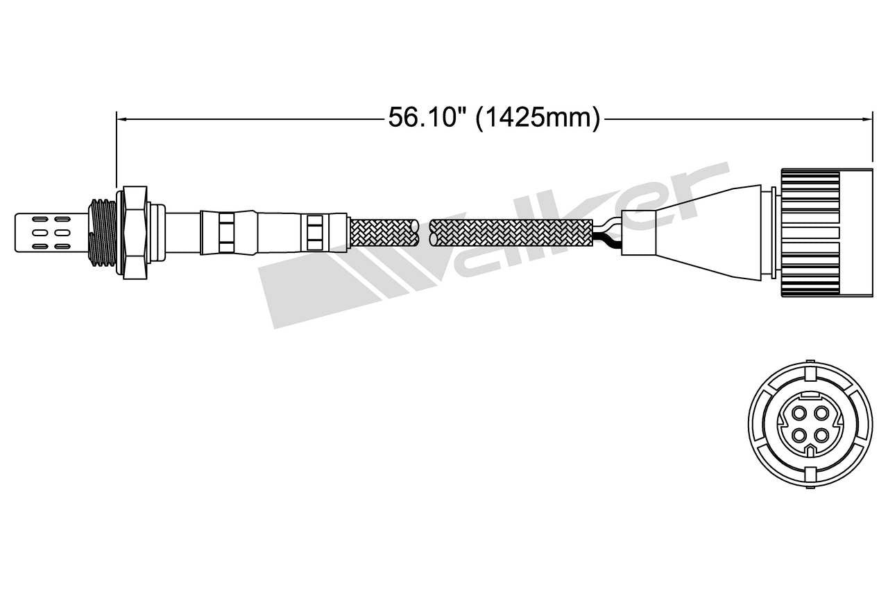 Walker Products Oxygen Sensor 250-24021