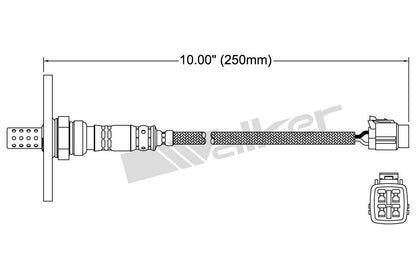 Walker Products Oxygen Sensor 250-24059