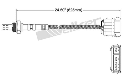Walker Products Walker Products 250-24066 Oxygen Sensor 4-W Direct Fit 250-24066