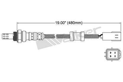 Walker Products Walker Products 250-24067 Oxygen Sensor 4-W Direct Fit 250-24067