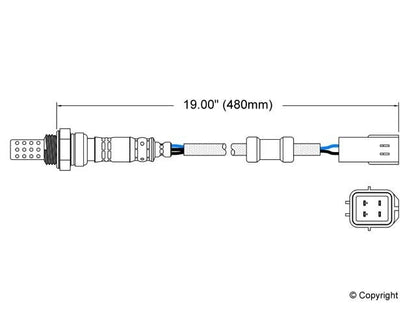 Walker Products Walker Products 250-24067 Oxygen Sensor 4-W Direct Fit 250-24067