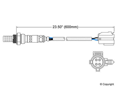 Walker Products Walker Products 250-24076 Oxygen Sensor 4-W Direct Fit 250-24076