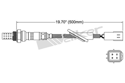 Walker Products Walker Products 250-24129 Oxygen Sensor 4-W Direct Fit 250-24129