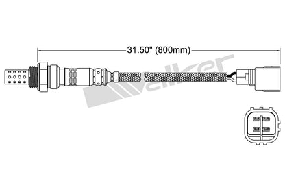 Walker Products Walker Products 250-24137 Oxygen Sensor 4-W Direct Fit 250-24137