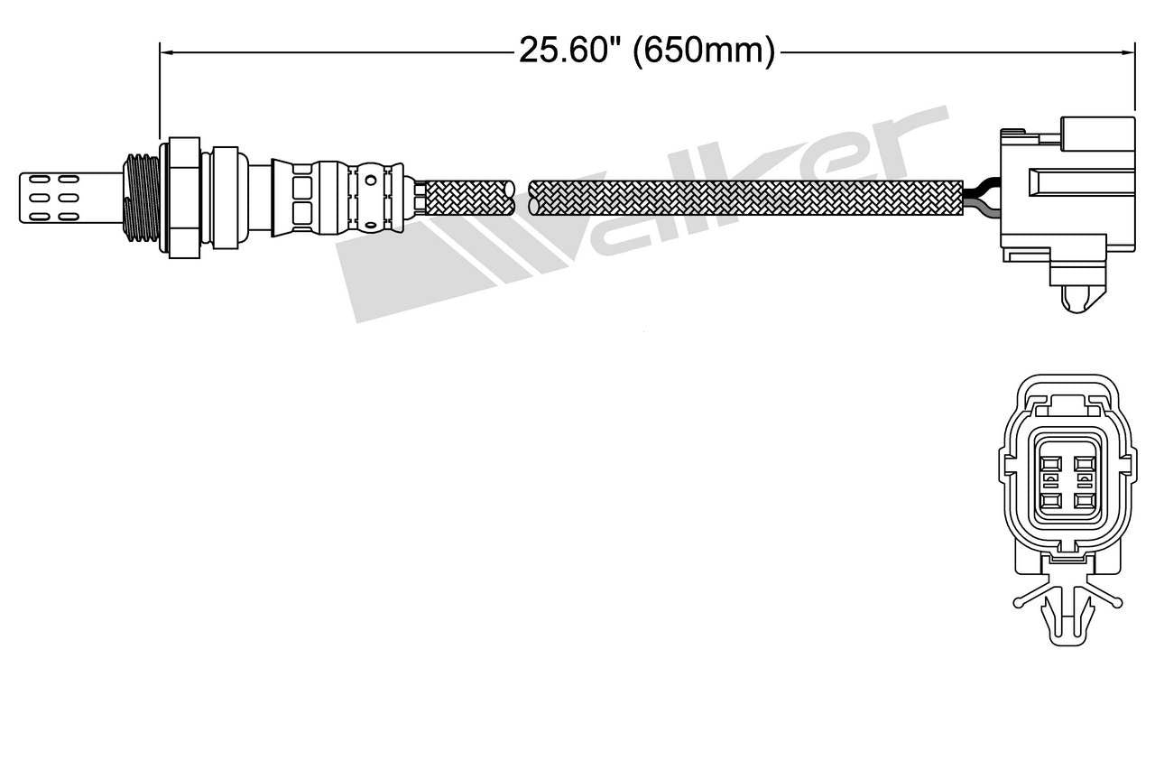 Walker Products Oxygen Sensor 250-24139
