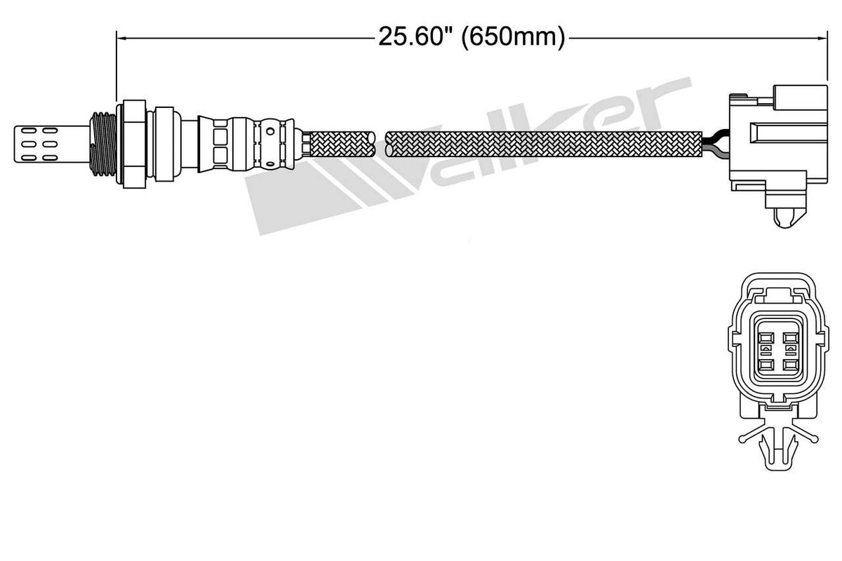 Walker Products Oxygen Sensor 250-24139