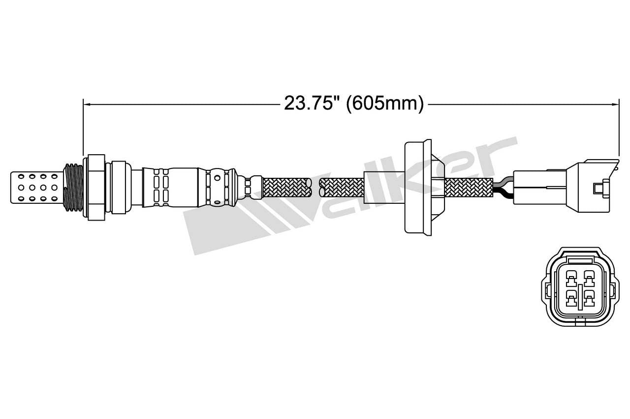 Walker Products Walker Products 250-24189 Oxygen Sensor 4-W Direct Fit 250-24189